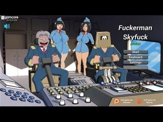 Fuckerman skyfuck - Game - Fuckerman: Skyfuck [v 0.2]. In this episode you'll help our hero to solve different tasks on the plane. Some girls have bought all tickets for this flight but you are here with your girlfriend (this time she doesn't participate in the game, just sleeps). 
